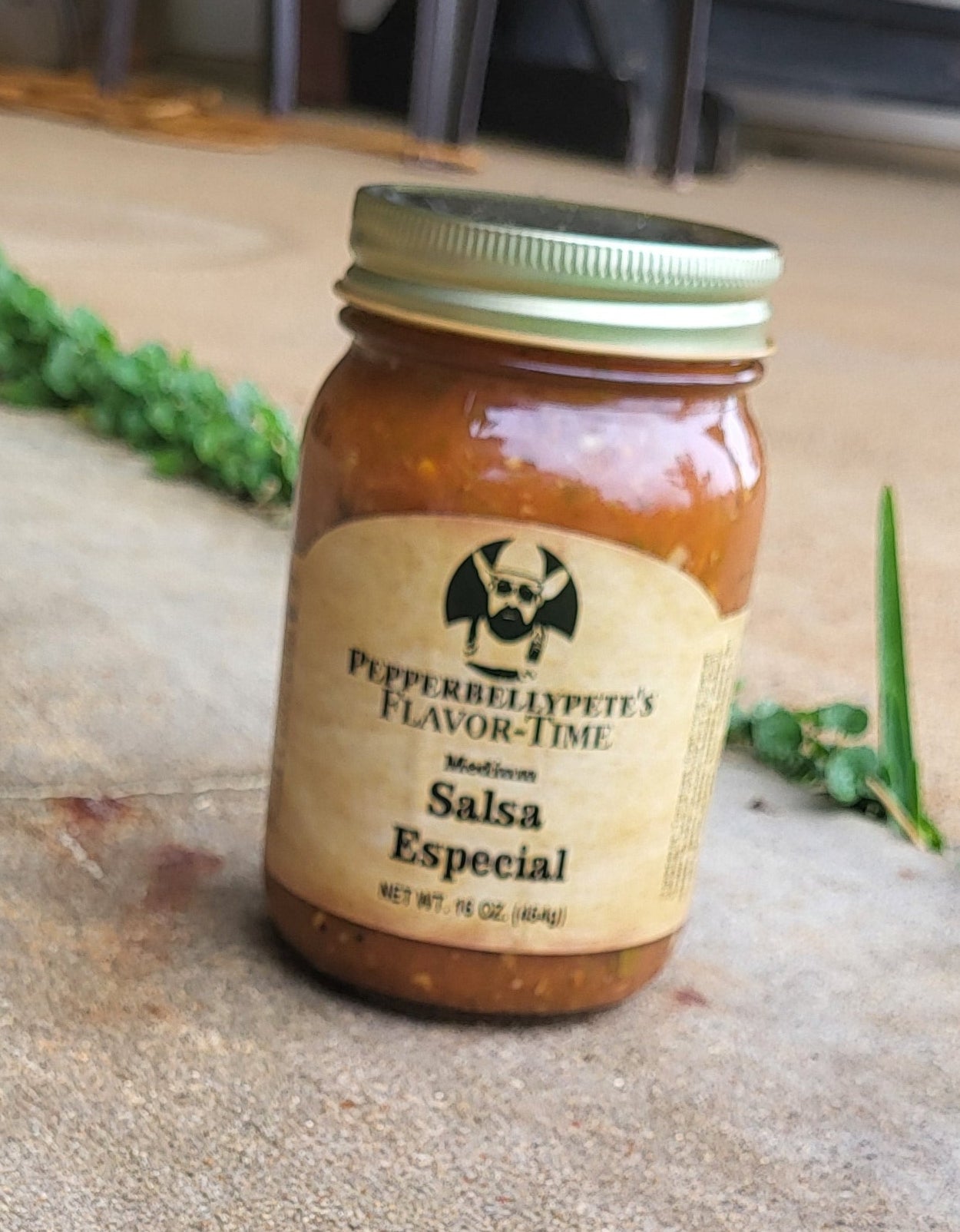 Pepper Belly Pete’s Salsa Especial – 16 oz Medium-Heat Mexican-Style Salsa