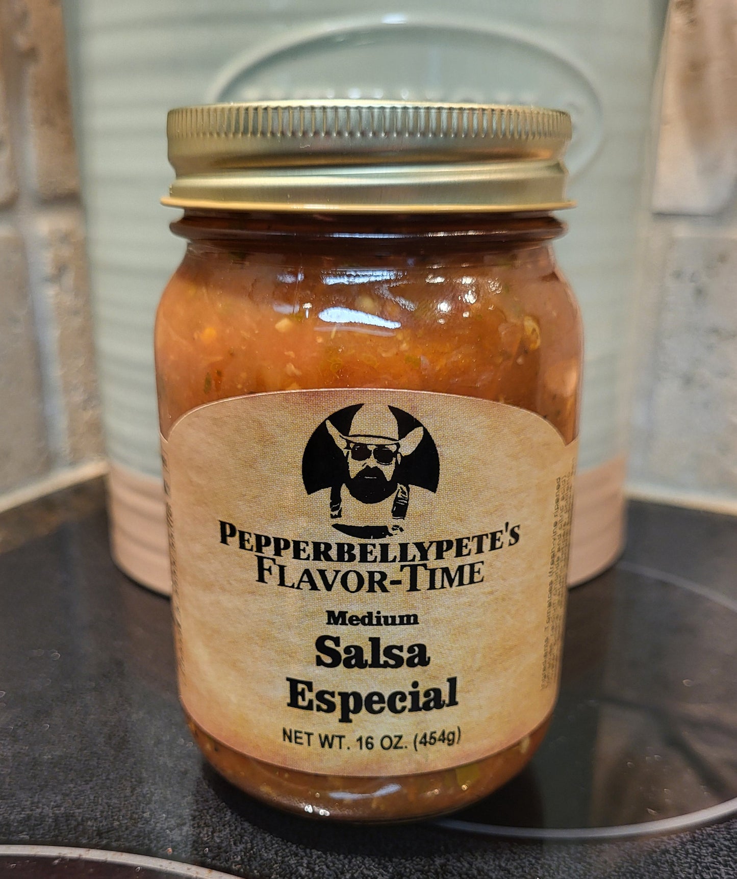 Pepper Belly Pete’s Salsa Especial – 16 oz Medium-Heat Mexican-Style Salsa