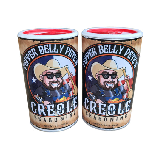 PEPPER BELLY PETE'S CREOLE SEASONING, 7 OZ - 2 Pack