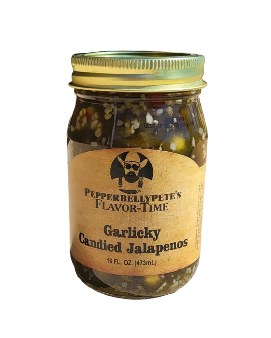 Pepper Belly Pete's Garlicky Candied Jalapenos
