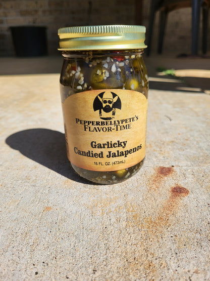 Pepper Belly Pete's Garlicky Candied Jalapenos