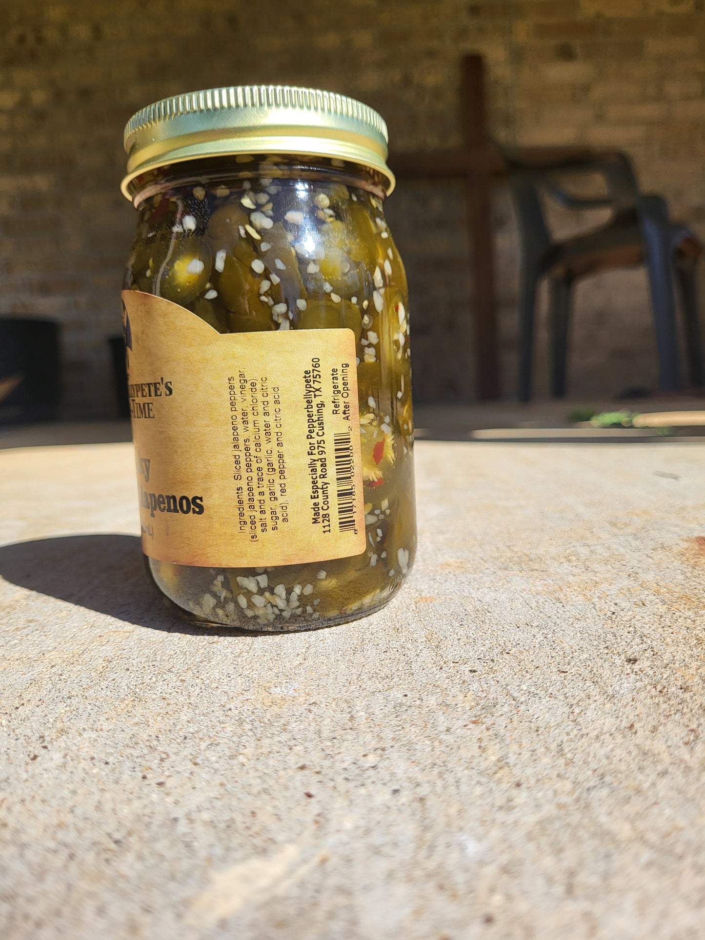 Pepper Belly Pete's Garlicky Candied Jalapenos