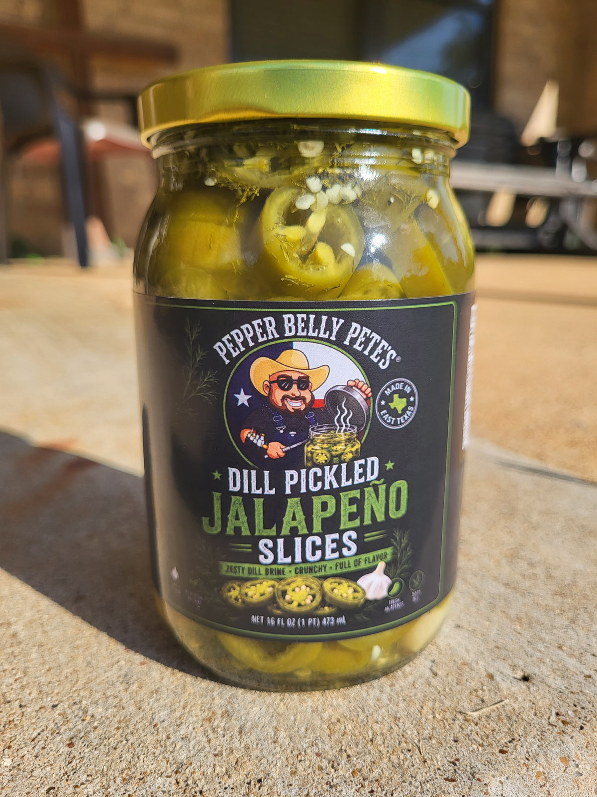 PBP Dill Pickled Jalapeños Front