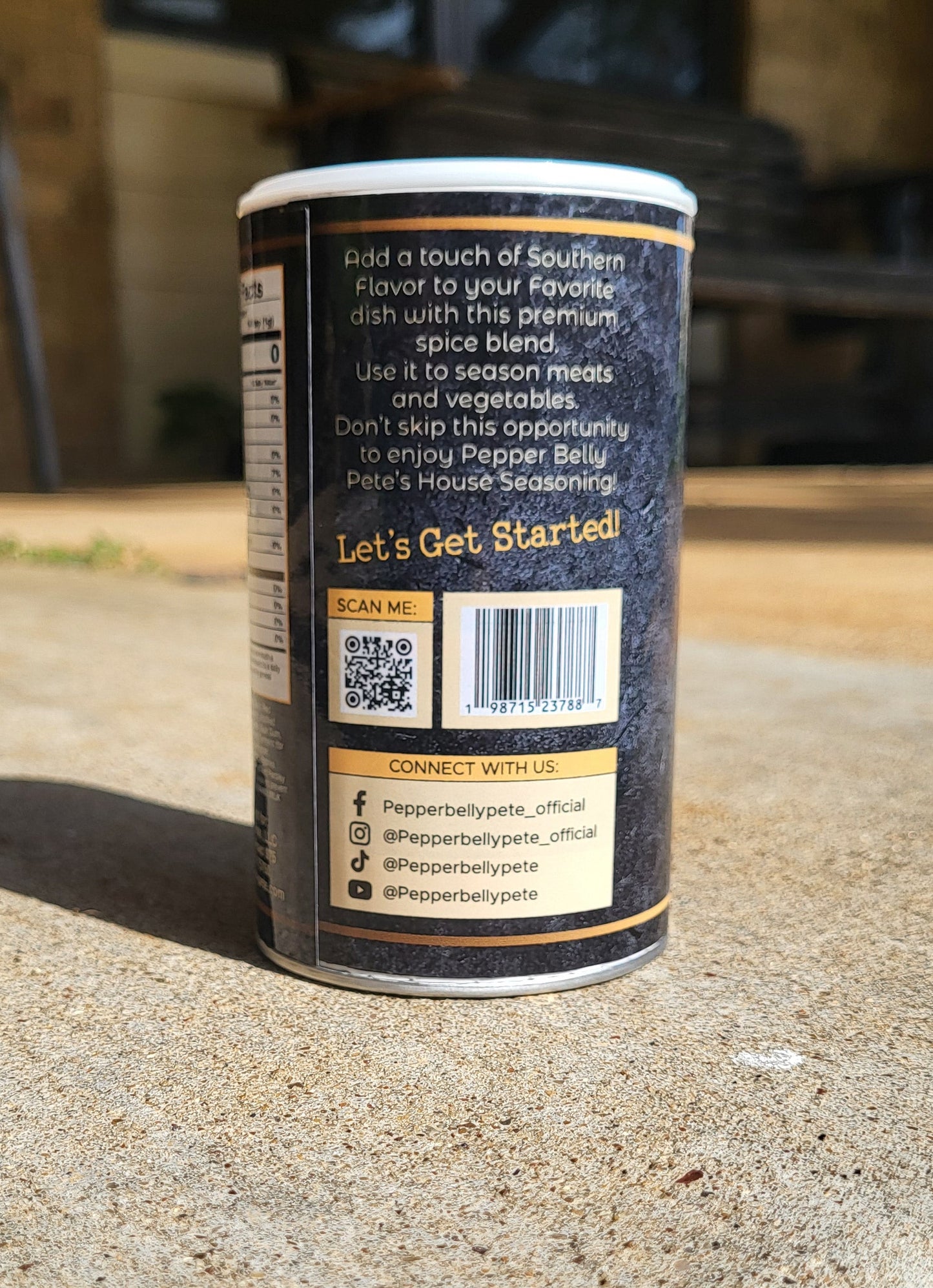 Pepper Belly Pete's Zippy-Zap House Seasoning (All-Purpose Blend) – Bold, Buttery Texas Flavor – 7 oz.