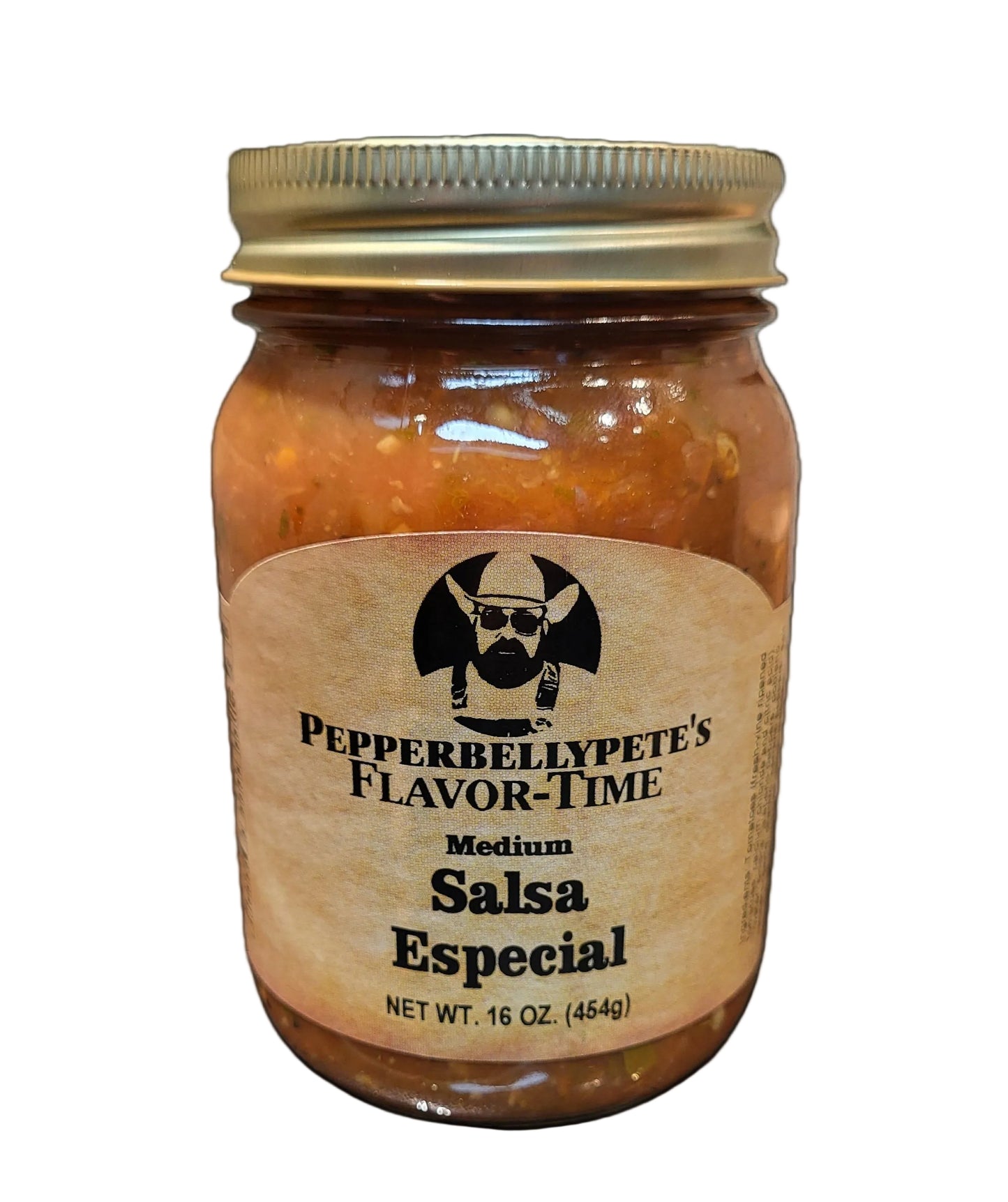 Pepper Belly Pete’s Salsa Especial – 16 oz Medium-Heat Mexican-Style Salsa