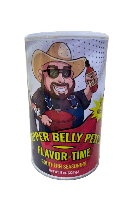 Pepper Belly Pete’s Flavor‑Time Southern Seasoning – 8 oz No‑MSG